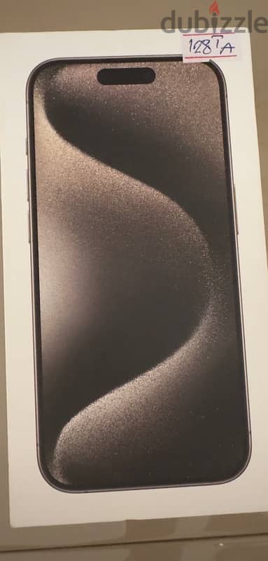 Brand new iPhone 15pro, natural titanium 128 GB 0