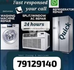 all type AC repair automatic washing machine and refrigerator repair