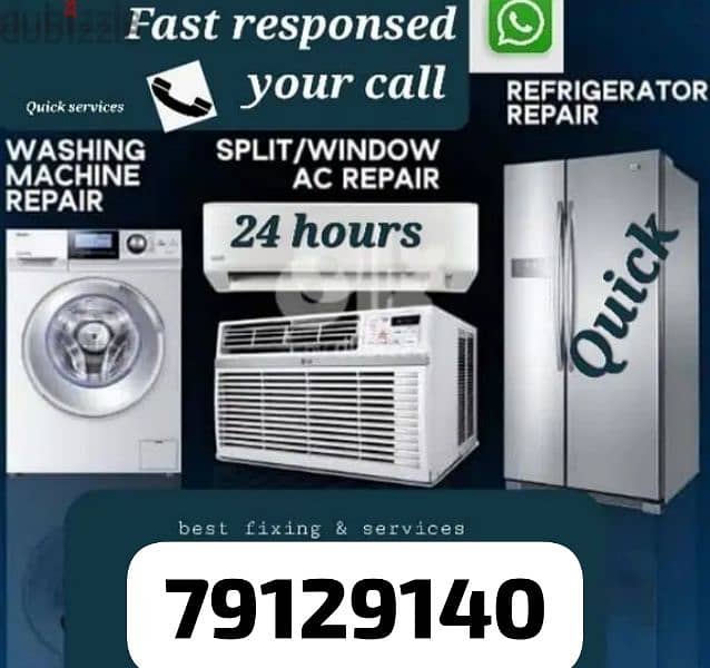 all type AC repair automatic washing machine and refrigerator repair 0