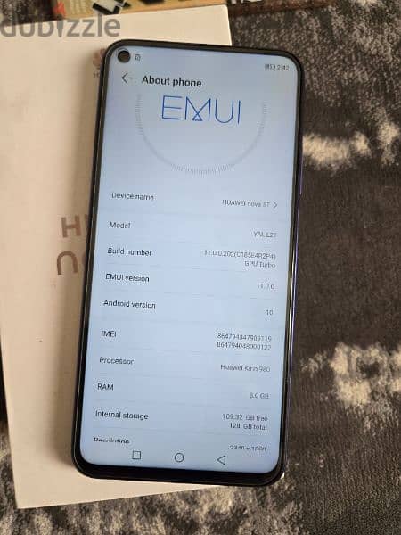 Huawei nova 5t 128gb 8gb all working 5