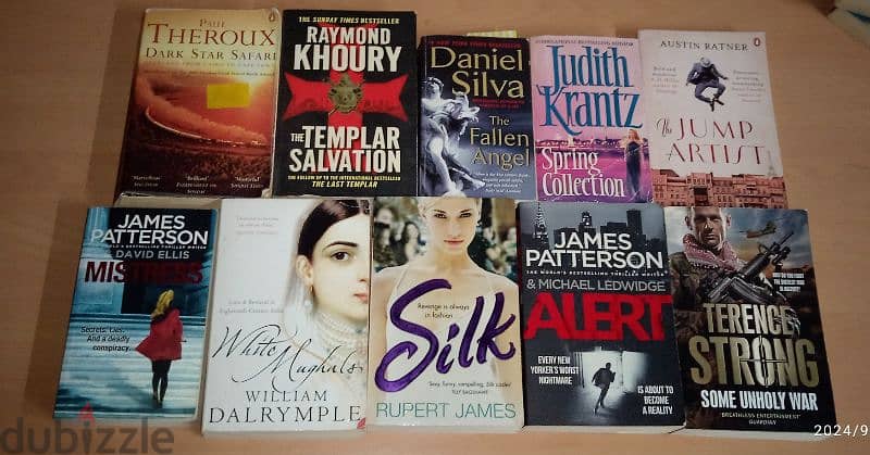 English novels for sale 1 omr each 4