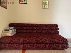 Triple seat sofa