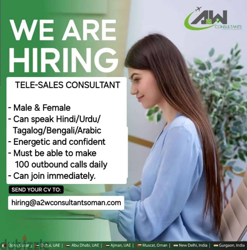 TELE-SALES CONSULTANT 0