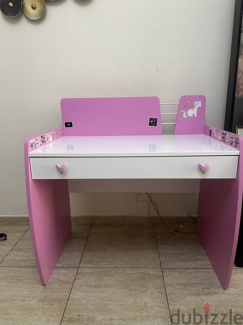 Kids Desk - Pink 2