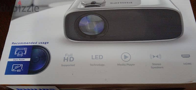 good conditions new like philips projector 5