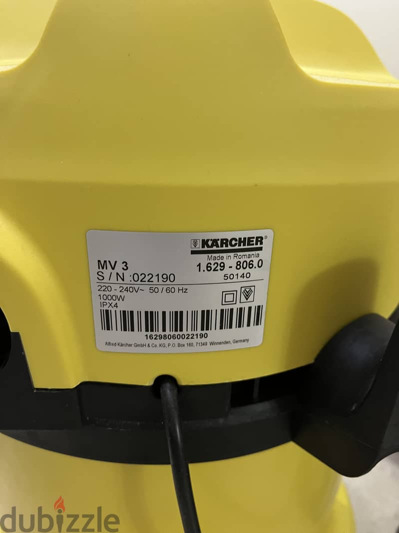 Karcher Wet and Dry Vacuum Cleaner 3