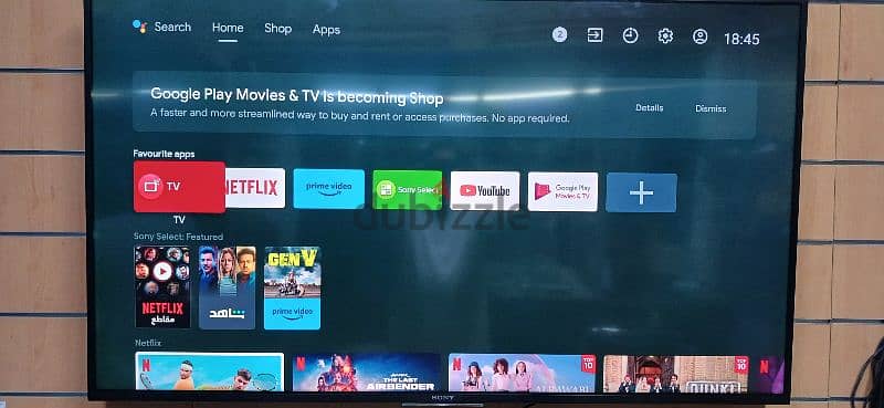 Sony Smart 4k ultra Hd 65inch android Led tv for sale 3