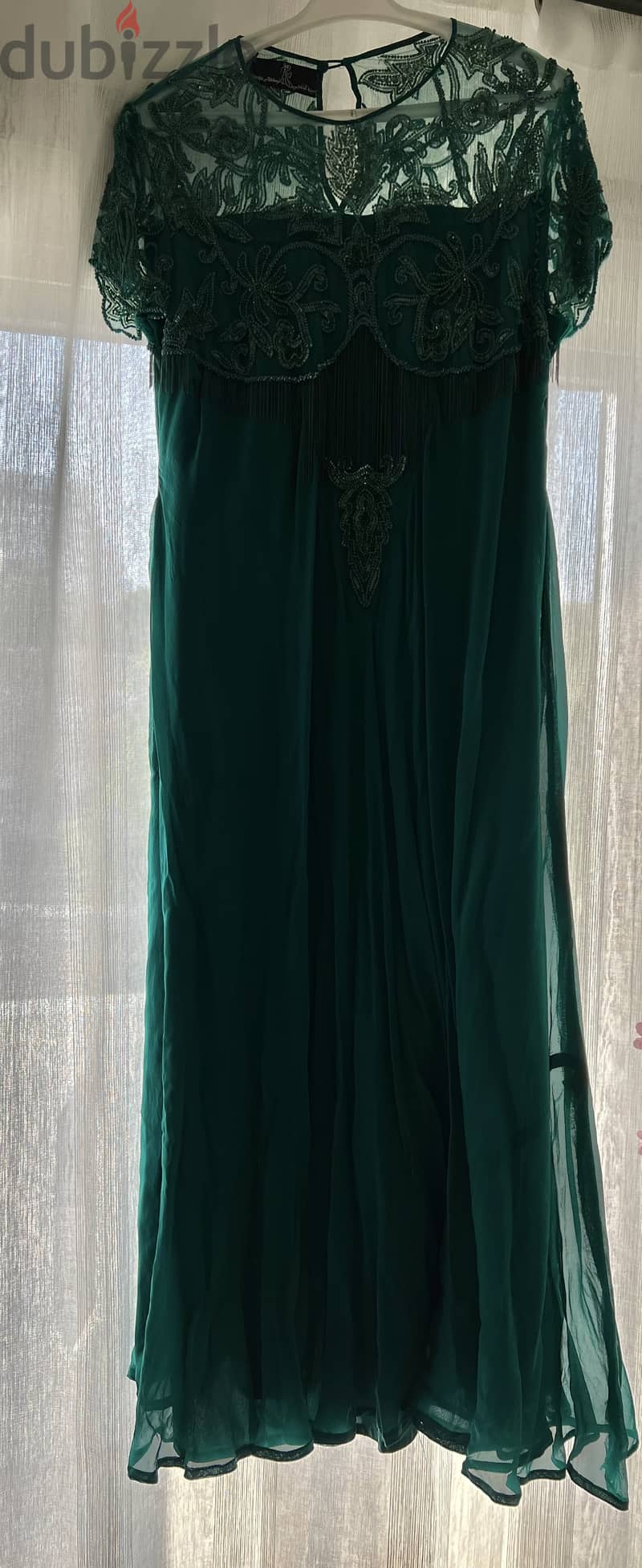 Very nice evening or wedding silk dress 3