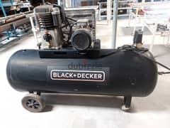 Black Decker Air Compressor 500L Made in Italy  For Sale