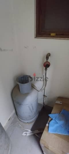 2 cylinder with gas burner