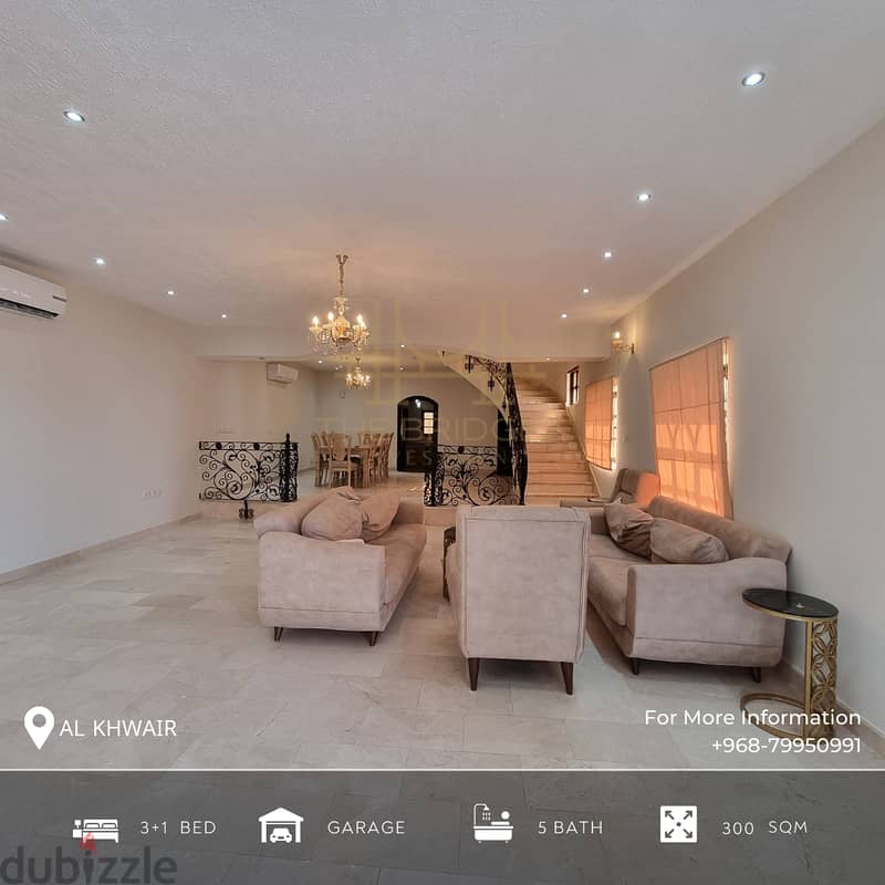 Beautiful 3+1 BR Villa in Al Khuwair 0