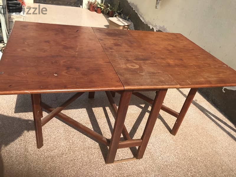 wooden table 1