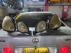 Lexus GS 2004 headlights & spoiler available for sale 0