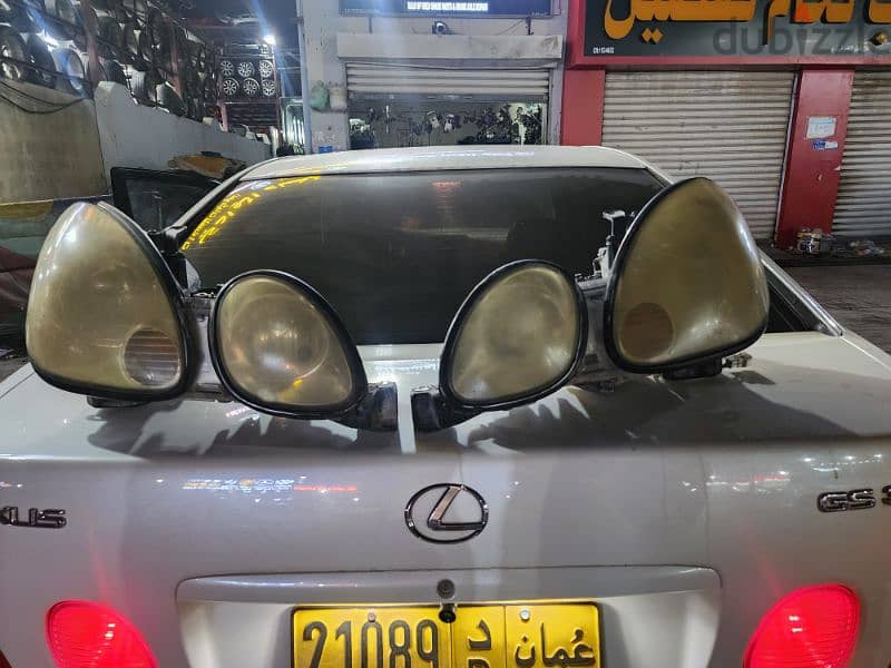 Lexus GS 2004 headlights & spoiler available for sale 0