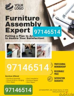 carpentery services furniture fix repair w/call. 94182832 0