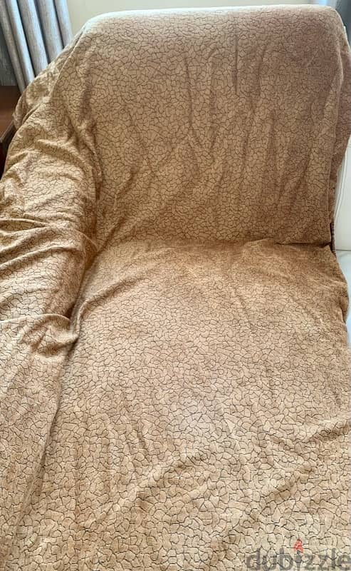 sofa + cover for sale 2