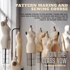 Pattern Making and Sewing Class ( 4 month course)