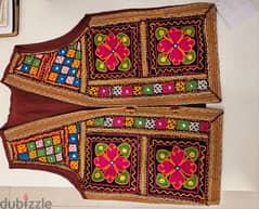 overcoat Gujarati pattern