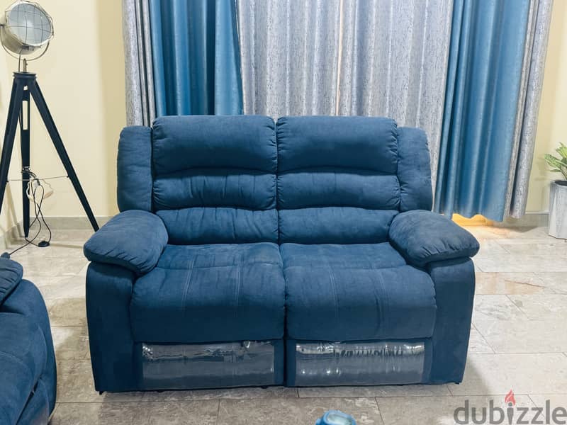 3+2 recliner sofa from Danube one year old in excellent condition. 0