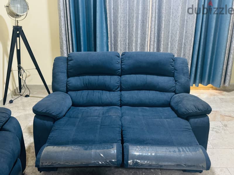 3+2 recliner sofa from Danube one year old in excellent condition. 1