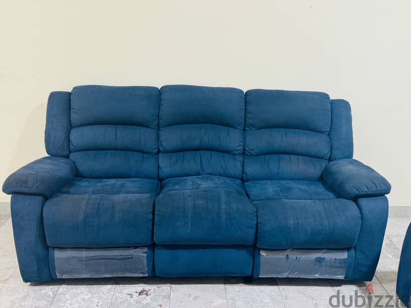 3+2 recliner sofa from Danube one year old in excellent condition. 2