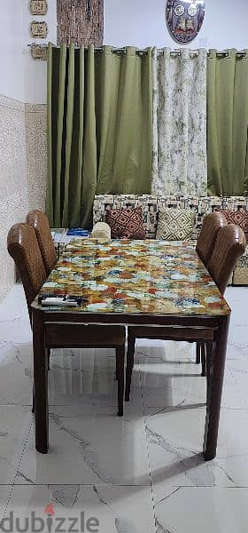 6 seater Sofa Set and 6 seated Dinning table 3