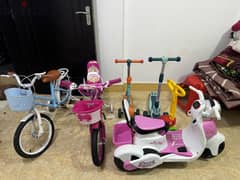 Kids cycle and Scooters