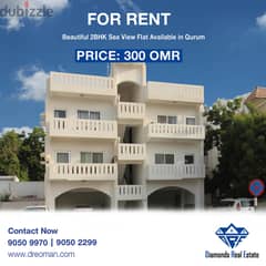 #REF1177  Beautiful 2BHK Sea View Flat for Rent in Qurum 0