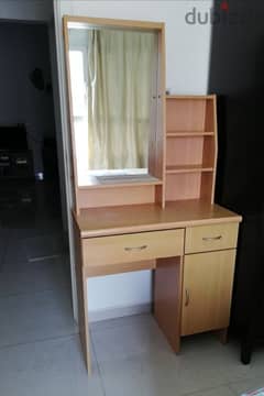 Dressing table with stool. 0