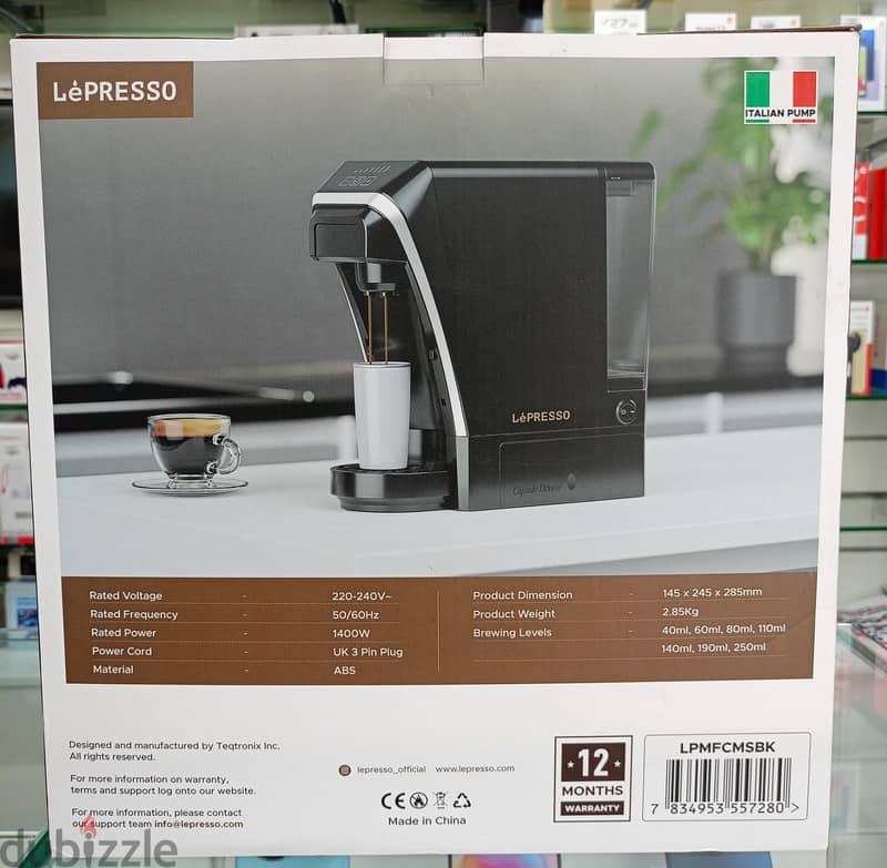 Coffee Machine + Italian pump & Flow Meter 1