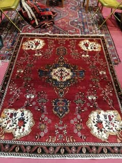 antique Persian Carpet with arabic date sign ١٣٥٨ on the carpet