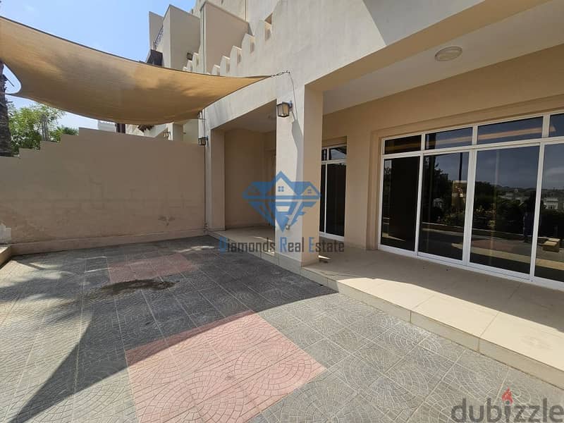 5 bedroom villa in compound with common pool for rent in qurum 5