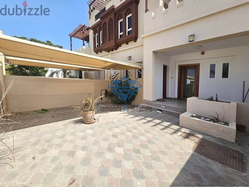 5 bedroom villa in compound with common pool for rent in qurum 12