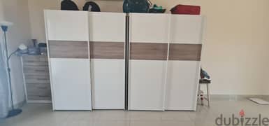 2 Units of 2-Sliding Door Cupboards for URGENT sale.