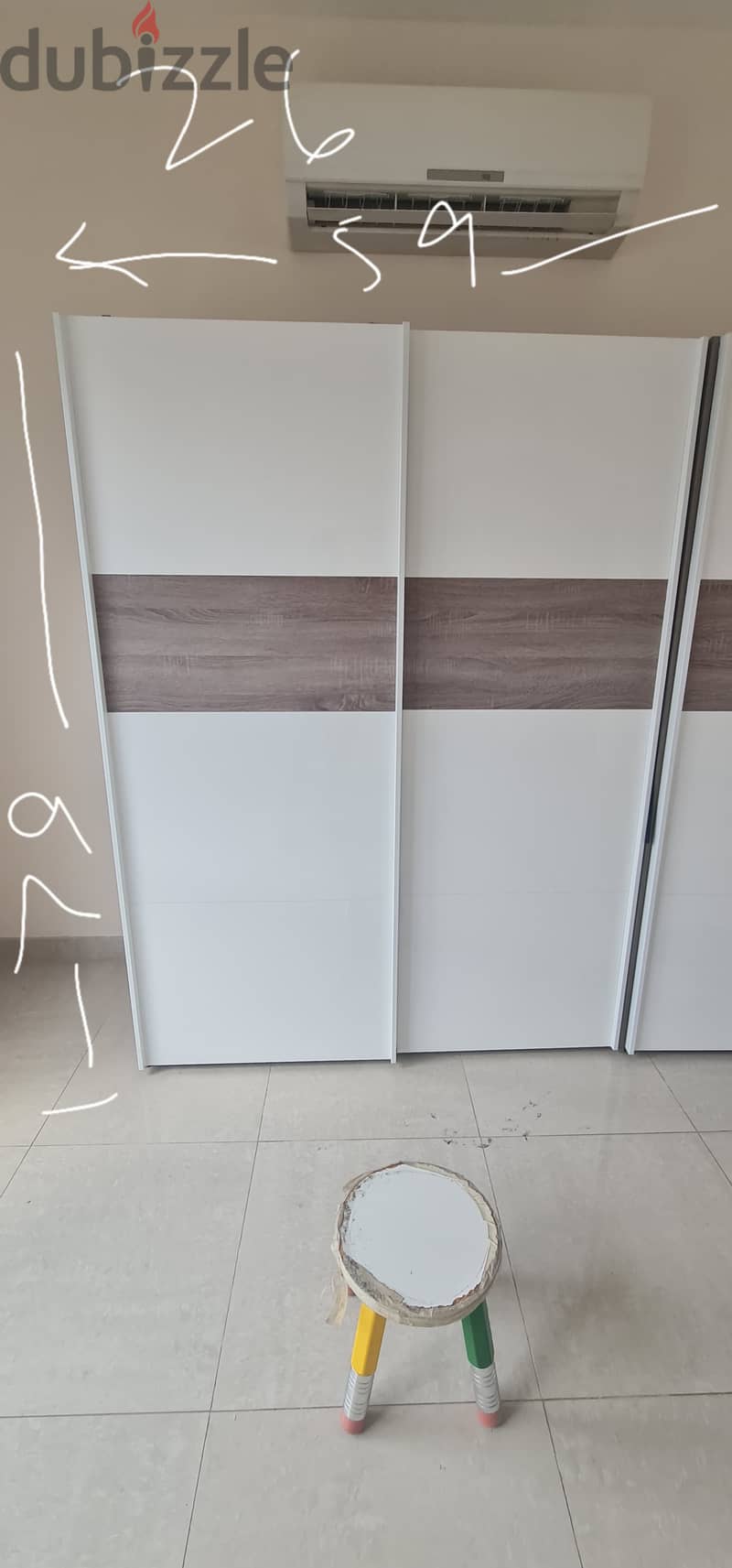 2 Units of 2-Sliding Door Cupboards for URGENT sale. 4