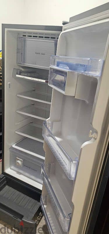 fridge with freezer inside 2