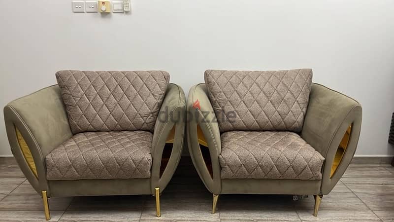 2 Single Seater Sofa 0