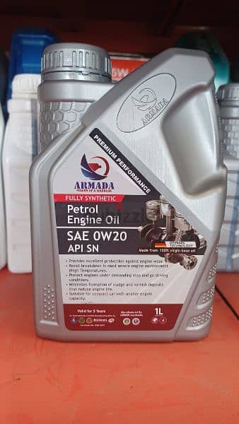 0W20 and 5W30 engine oil 5