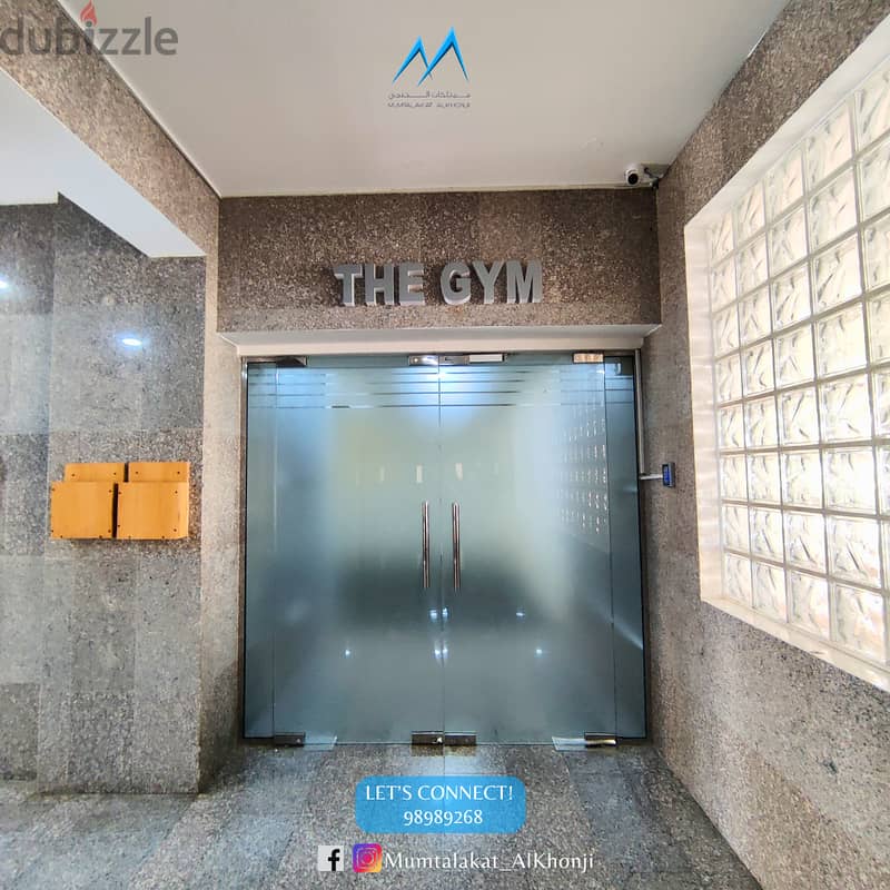 Free GAS & GYM: Spacious 2BHK next to Khuwair Square & Park 1