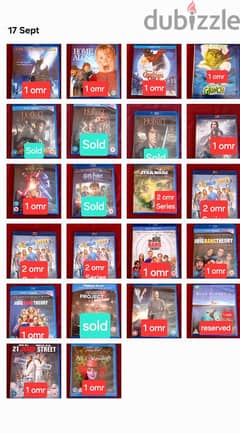 Selection DVDS Blue Ray 0