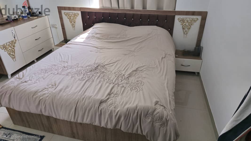 Gorgeous (8 Pcs) Bedroom with (Pan Home) mattress 0