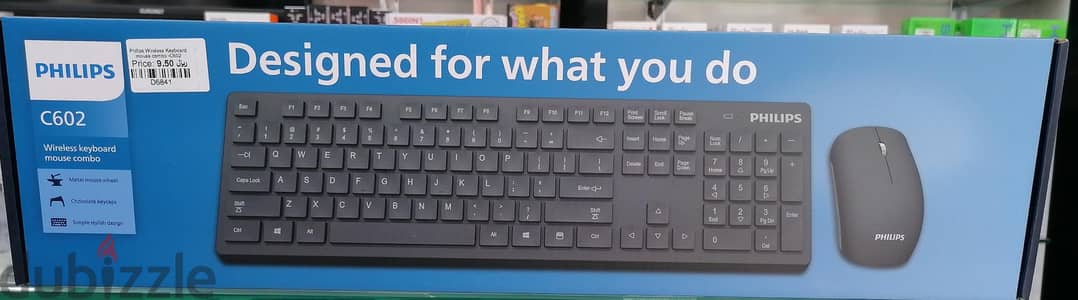 Philips Wireless Keyboard Mouse Combo C602