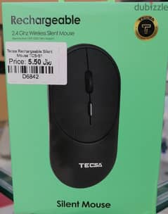 Tecsa Rechargeable Silent Mouse TCS-S1 0