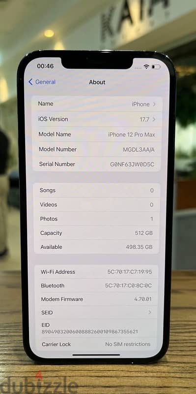 iPhone  12 pro max 512 GB 3