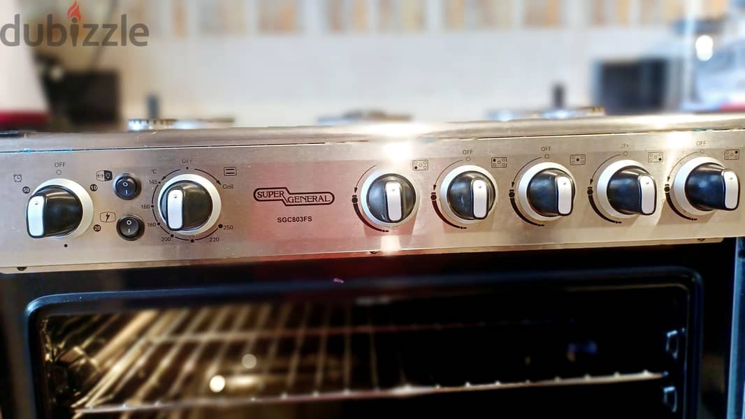 SUPER  GENERAL Model no:SGC803FS  Cooking range. 4