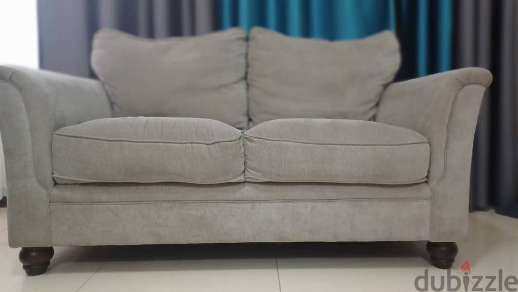 2 Seater Sofa set Home centre . 1