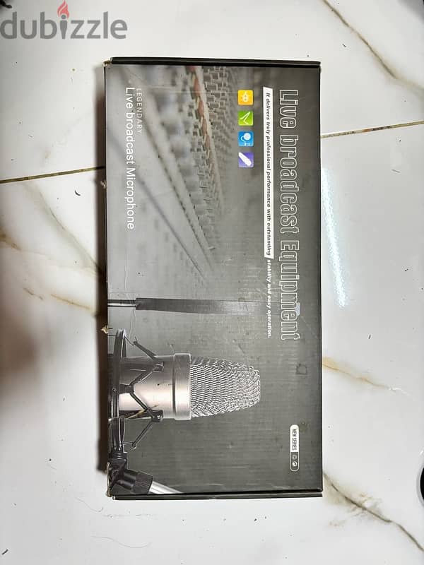 Live Broadcast Mic Recording Equipment with Extender Arm 1