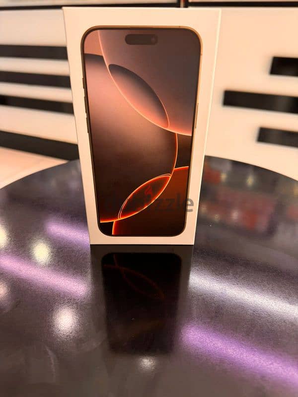 iPhone 16pro max desert titanium GB256 brand new 3