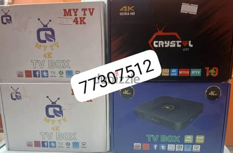 New 4K tv Box with 1Year subscription