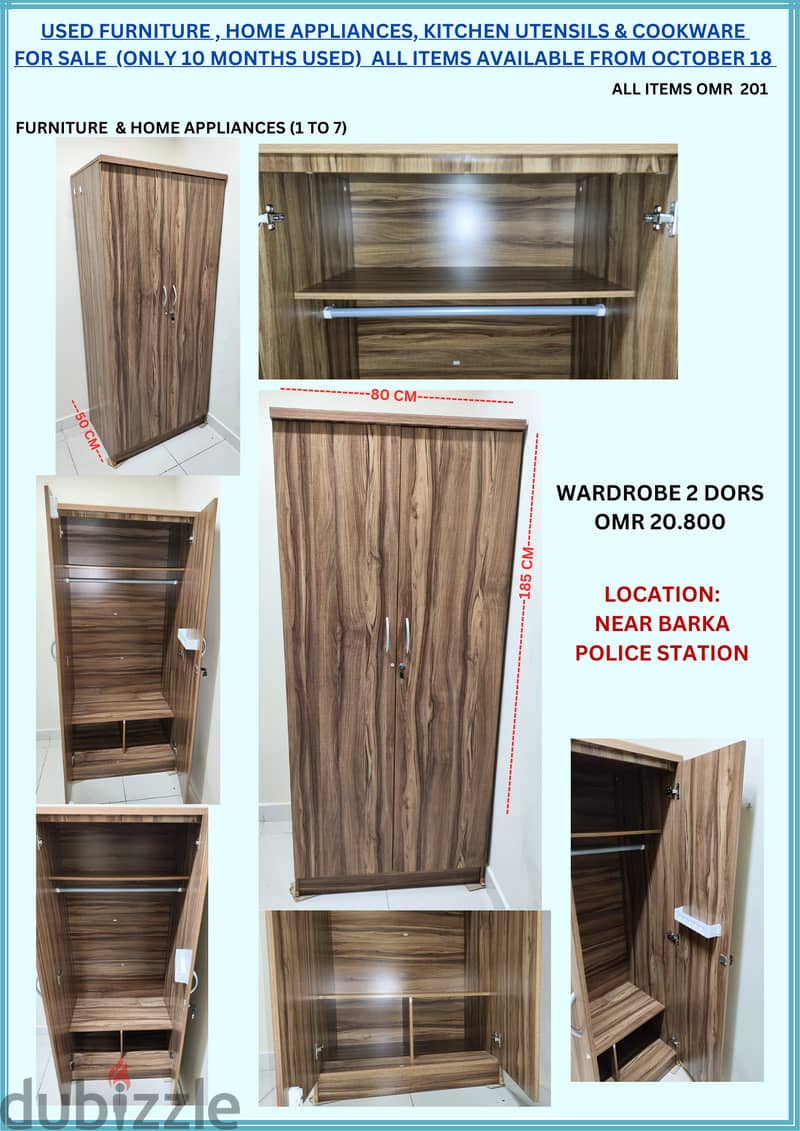 Wardrobe (Almirah) for sale 0